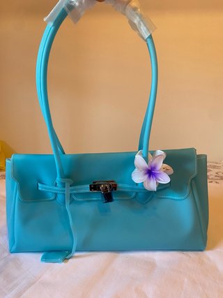 Borsa Jelly Turchese