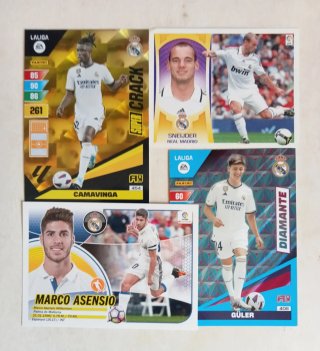 Lote de 50 cromos del Real Madrid