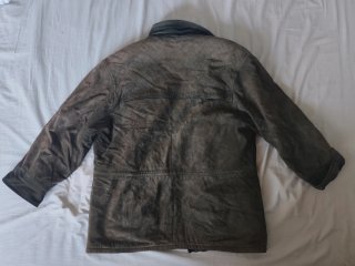 Chaqueta Piel Vintage 80s/90s Étnica