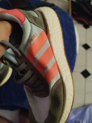 Zapatillas Adidas Iniki Beige y Naranja