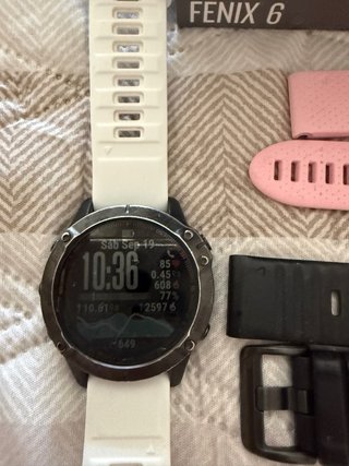 Reloj Garmin Fenix 6 Sapphire Negro/Plata