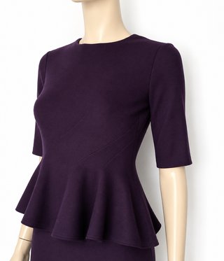 Vestido Morado Vintage Carolina Herrera