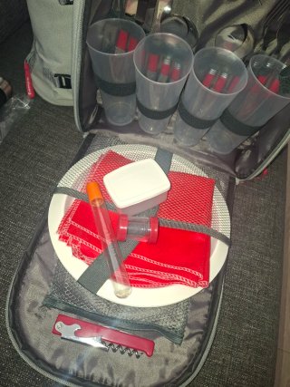 Mochila de picnic con accesorios