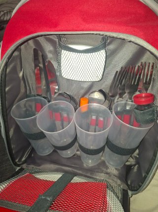 Mochila de picnic con accesorios