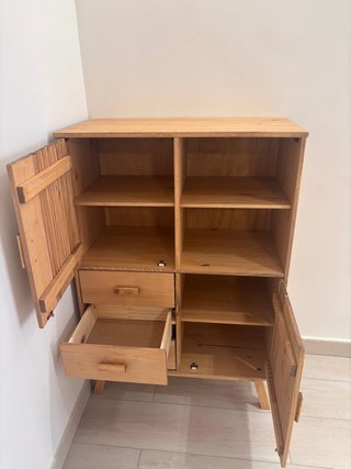 Aparador Pino Macizo Nuevo 85x43x125cm