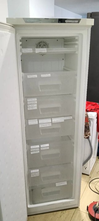 Congelador vertical blanco Candy 175x60cm no Frost
