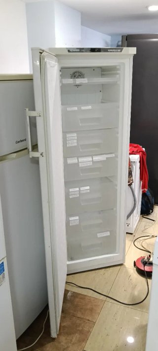 Congelador vertical blanco Candy 175x60cm no Frost