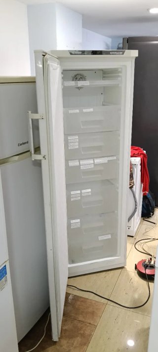 Congelador vertical blanco Candy 175x60cm no Frost