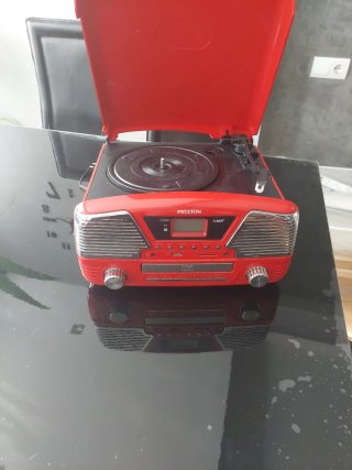 Radio CD DVD Prixton Roja