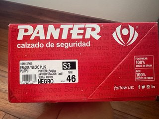 Zapatos de seguridad Panter negros