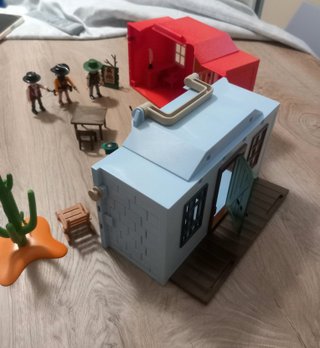 ufficio sceriffo più banca Playmobil