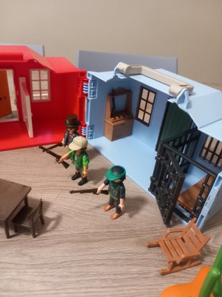 ufficio sceriffo più banca Playmobil