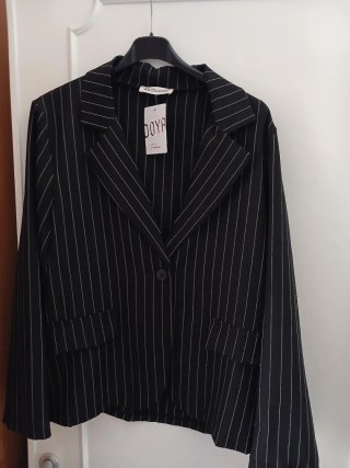 Completo donna elegante a righe