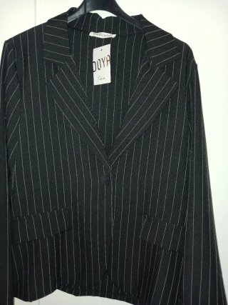 Completo donna elegante a righe