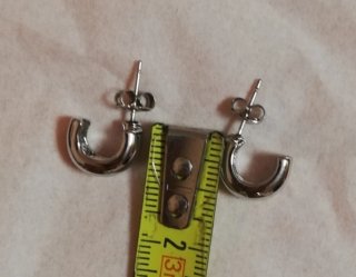 Orecchini unisex in argento