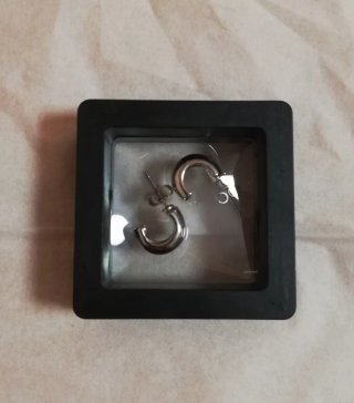 Orecchini unisex in argento