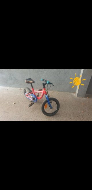 Bicicleta infantil roja 24 pulgadas
