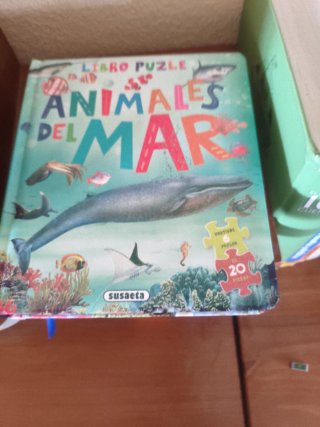Libro puzle animales de mar