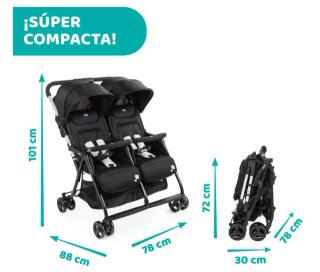 Silla de Paseo Chicco OHlalà Twin Gemelar