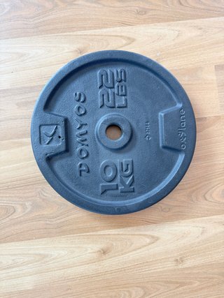 Disco de pesa 10 kg Domyos