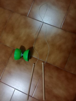 Diábolo y Comba de Madera