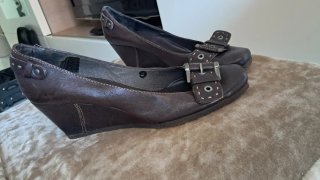 Zapatos de piel Hobby talla 39