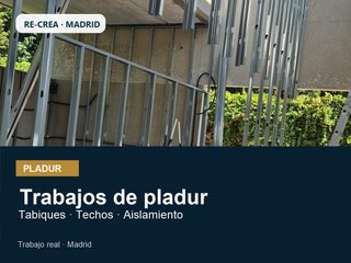 Pladur: tabiques y falsos techos Madrid