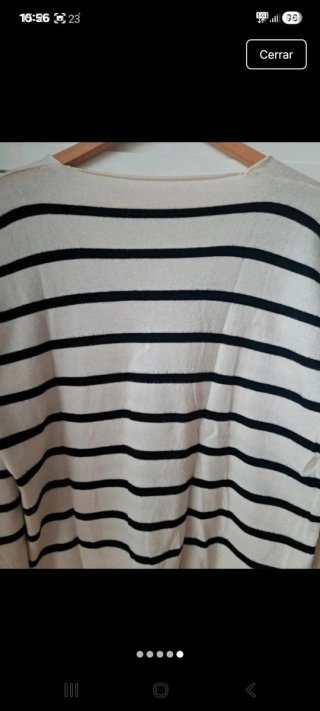 Jersey rayas cuello pico