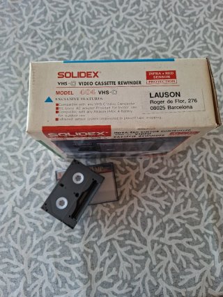 Rebobinador VHS Solidex 4104