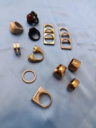 Lote de Anillos Vintage 19mm