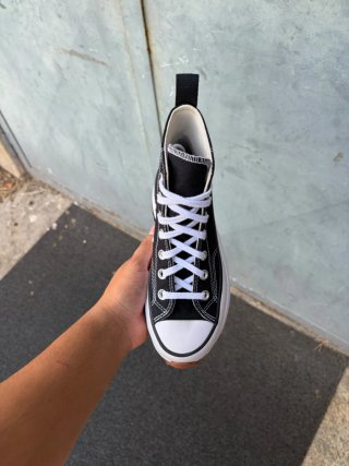 Converse Run Star Hike Hi nere/bianche