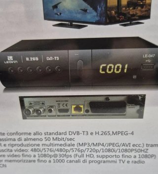 Decoder Digitale Terrestre DVB T3 Full HD 4K