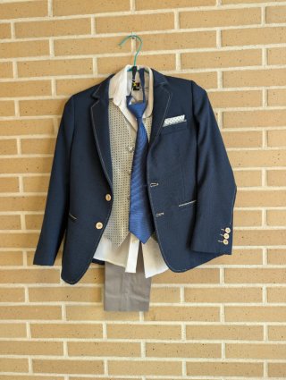 Traje comunión azul marino niño