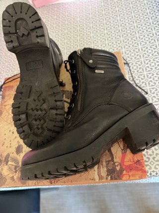 Botas Coronel Tapioca Piel Negras