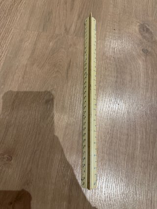 Regla de escala vintage The C-Thru Ruler TS-656