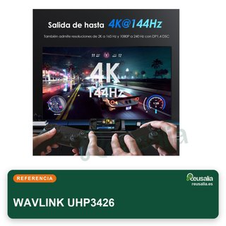 WAVLINK base 6 en 1 Steam Deck HDMI