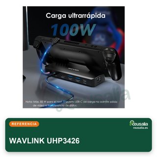 WAVLINK base 6 en 1 Steam Deck HDMI