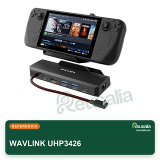 WAVLINK base 6 en 1 Steam Deck HDMI