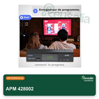 APM Sintonizador TDT Full HD grabación USB
