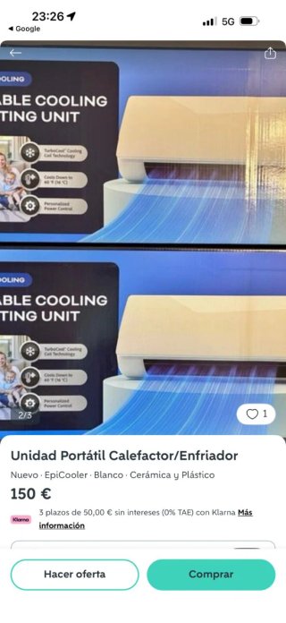Unidad Portátil Calefactor/Enfriador EpiCooler
