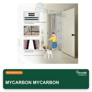 MYCARBON mosquitera puerta corredera 90x210 negra