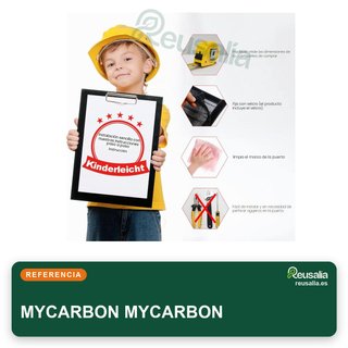MYCARBON mosquitera puerta corredera 90x210 negra