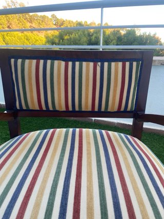 Sillón Descalzadora Vintage Rayas