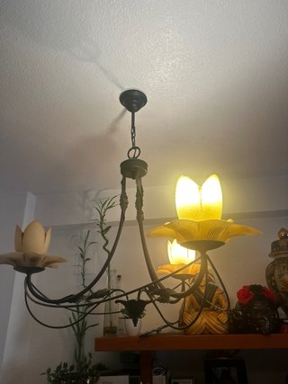 Lampade Vintage Beige e Nero (2 pz)