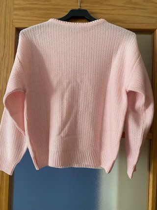 Jersey rosa con rombos
