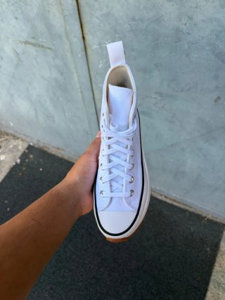 Converse Run Star Hike Hi Bianche