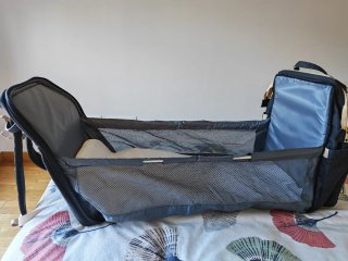 Mochila Cuna Cambiador 2 en 1. Sin estrenar