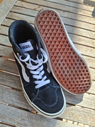 Scarpe Vans Filmore Hi Nere/Bianche Tg 37