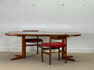 Mesa Danesa Teca Pata Central
