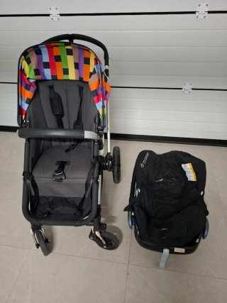 Conjunto Carrito Bebé + Maxicosi + Capazo